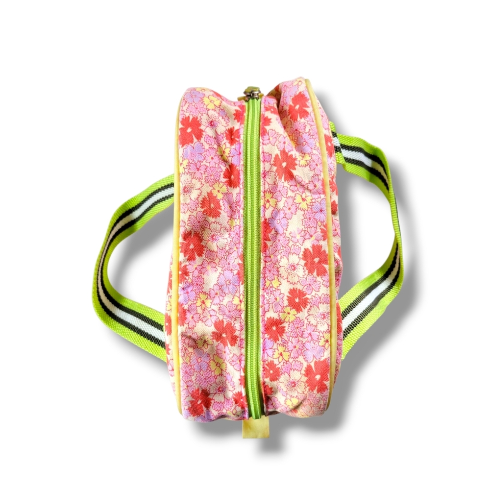 Old Navy | Cute Pink/Multicolor Floral Small Canvas Hand Bag (OS) - Picture 5 of 14